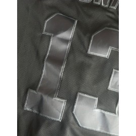 Men'S Black #13 Baseball Shirt, Loose Embroidered Sports, Fashionable And Casual, Street Breathable