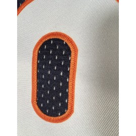 Men's Navy Blue #18 Breathable American Football Jersey - V-Neck Short Sleeve Embroidered Rugby Shirt, Loose Fit All-Season Training & Casual Wear, Machine Washable Sportswear