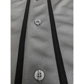 Men'S Gray # 30 Baseball Shirt with Loose Embroidery for Sports, Fashion, And Leisure, Breathable on The Street