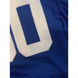 Men's Royal Blue #30 Baseball Jersey - Loose Fit V-Neck Button-Up Shirt with Embroidered ROODA & Number 2025 Design, Breathable All-Season Casual & Sports Wear for Street Style, Outdoor Activities, Running