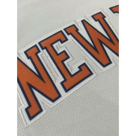 Men'S White # 11 Basketball Jersey, Classic Retro Embroidered Letters, Casual Loose Breathable Vest Round Neck Basketball Suit