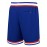 Men's Colorful Blue # Basketball Shorts, Classic Letter Embroidery Design, Button Style Short Sleeved Breathable Shirt, Suitable for Training And Competition