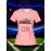 Customized Women's V-Neck Football Shirt - Personal Name & Number, Pink, Breathable Polyester, Quick-Dry Sports Top for Team Training & Casual Wear