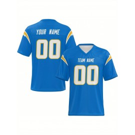 Personalized Football jersey Custom Football jersey Printed T-shirts Customize your favorite team and number, Everyday personalized hip-hop short-sleeved shirts, button- shirts